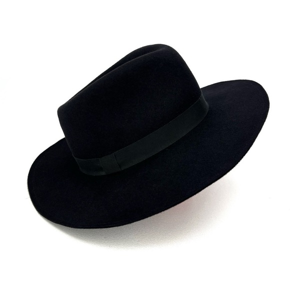 Peruvian Connection Women’s Western Hat Black Fur Felt EUC